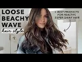 Professional hair stylist shows me how to create my dream LOOSE WAVE HAIR STYLE