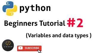 Python Data types and Variables Python tutorial in