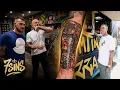 A PIZZA VAN Turned Up at the Tattoo Shop Pizza Tattoo New Ink Charlie Passes His Test