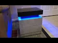 Modern Night Stand with RGB lighting COOL FULL assembly