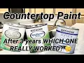 UPDATE Countertop Paint WHICH ONE WORKED 3 Year Review You ll want to see this before you start