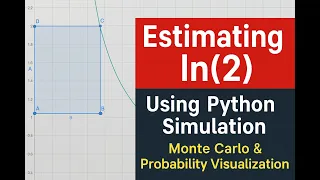 Estimating ln 2 Using Python Simulation Monte Carlo Probability Visualization
