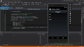 Download 02 Make Simple ListView Item Android in Xamarin MP3