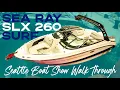 Taking a Tour of the Sea Ray SLX 260 Surf