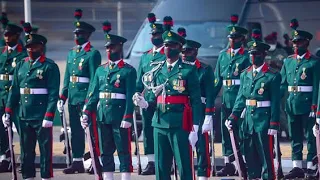 when the colour party matches on parade