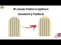 SolidWorks Linear Pattern How to use Geometry Pattern Option