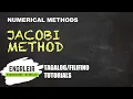 Linear Systems - Jacobi Method Numerical Methods Tagalog