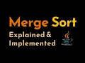 Merge Sort Algorithm Explained and Implemented with Examples in Java Sorting Algorithms Geekific