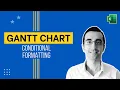 Gantt Chart with Conditional Formatting in Excel Done in 3 Minutes No Add-ins
