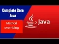 Complete Core Java - Method overriding