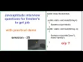 Java aptitude questions on main method Practical Demonstration for fresher s to get job