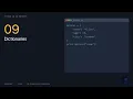 Python Basics in 50 Minutes Dictionaries Lesson 9