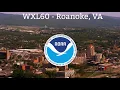 NOAA Weather Radio - WXL60 Roanoke VA Full Broadcast Cycle