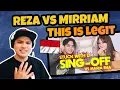 REZA DARMAWANGSA | SING-OFF (Stuck With U - Ariana Grande \u0026 Justin Bieber) VS MARIA EKA | REACTION