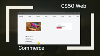 Project 2 - Commerce Harvard CS50 s Web Programming with Python and JavaScript