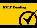 Best HiSET Reading Study Guide