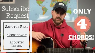 sanctus real confidence acoustic guitar lesson easy 