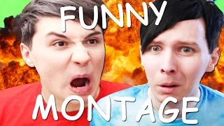 Download DAN AND PHIL FUNNY GAMING MONTAGE MP3