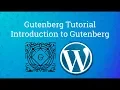 Introduction to Gutenberg WordPress Scripts Gutenberg Tutorial Custom Blocks ES6 ESNext