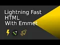 Write HTML 2x faster Say Goodbye to tedious HTML Emmet Tutorial - ep05