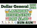 2026 Dollar General Couponing RUN-RUN LAUNDRY DETERGENT PAY 1 00 MUST WATCH
