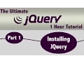 JQuery Easy 1 Hour Tutorial Part 1 Installing JQuery