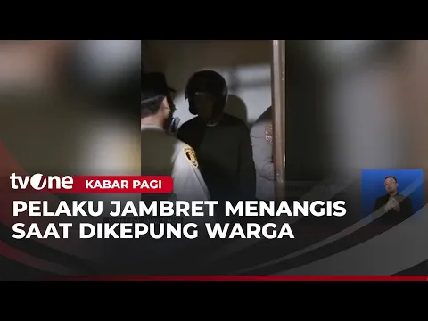Dikepung Warga, Jambret di Surabaya Menangis