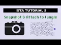 IOTA tutorial 5 Snapshot and Attach to tangle