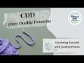 CDD Center Double Decrease Knitting Tutorial With Jocelyn Peters