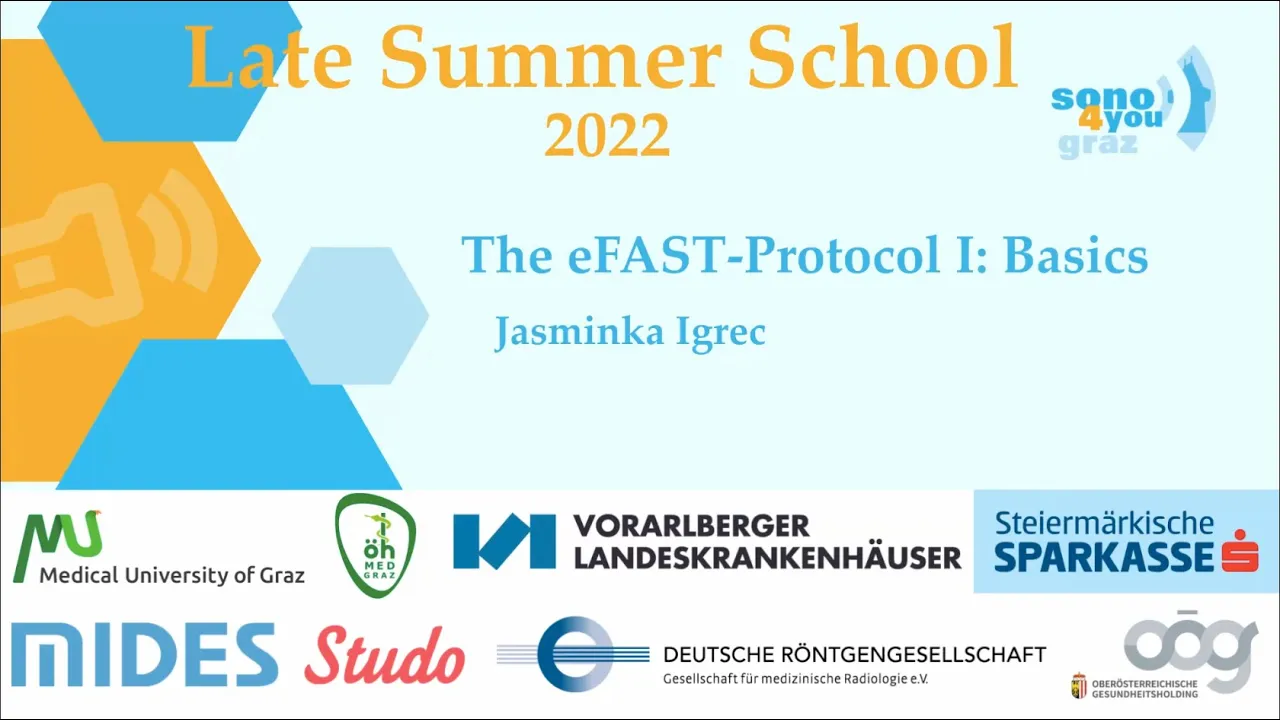 Late Summer School 2022 | The eFAST-Protocol I: Basics
