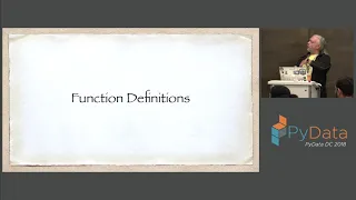 Five Kinds of Python Functions - Steven Lott