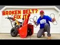 How To Change AUGER DRIVE BELTS On An Ariens Deluxe 24 Snowblower Step-by-Step