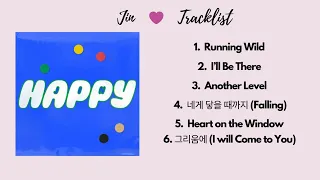 full album jin happy soft korean playlist jin bts mymusicshelf