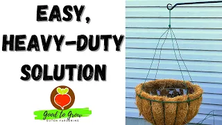 Budget Vertical Gardening DIY Shepherd Hooks Hanging Basket Garden Guten Yardening