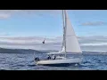 Opkruisen in Orka-gebied met 30 knopen wind