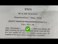 2019 Mdu BCA 4th Sem Object Oriented Programming Using C Question Paper