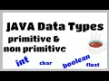 JAVA Data Types Data Values Size and Range