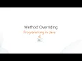 Method overriding in java
