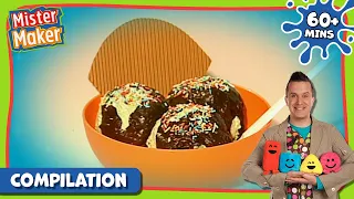 Mister Maker 🎨 BEST Food-Themed Crafts - Get Hungry! | FULL EPISODE COMPILATION - Arts & Crafts