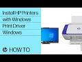 Installing an HP Printer using the Windows Print Driver HP Printers HP Support