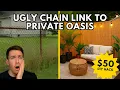 10 Chain Link Fence Privacy Ideas
