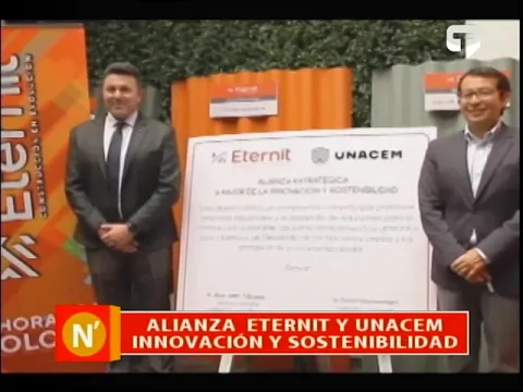 Alianza Eternit y UNACEM innovación y sostenibilidad