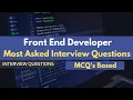 Front-End Developer MCQs 100 Interview Questions HTML CSS JavaScript React Creative Nexus