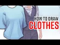 How to Draw Anime Clothes BEGINNER Tutorial