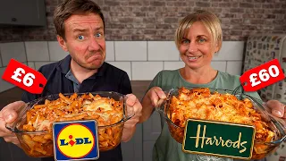 We Made Lidl's Cheapest vs Harrods' Most Expensive Pasta Bake