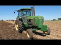 John Deere 4250 Plowing
