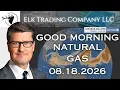 Daily Natural Gas Report - September Futures NGU26 2 750 08 18 2026