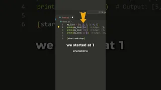 Python List Slicing and how to use it