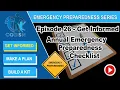 Annual Emergency Preparedness Checklist CODSN