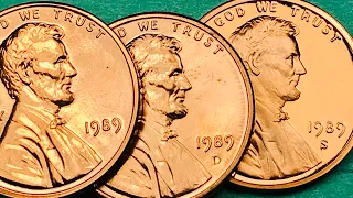 US 1989 20 000 Bronze Penny - United States 1 Of A Kind Error Coin